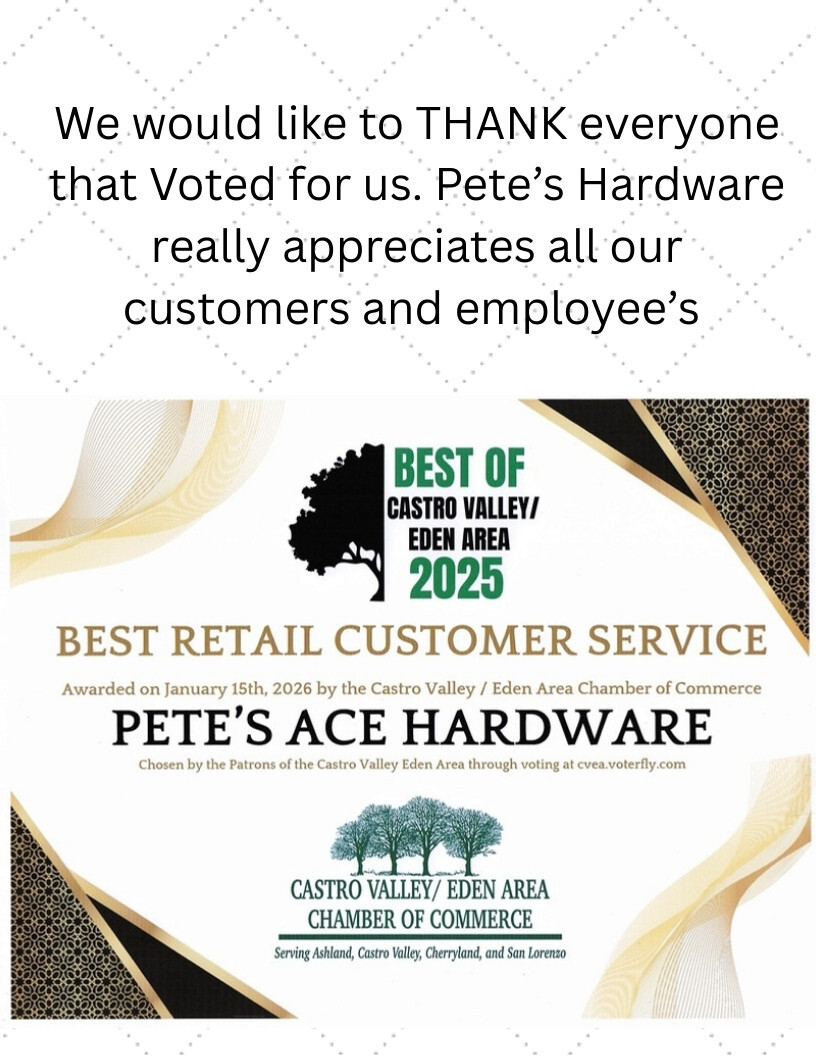 Pete's ACE Hardware (@peteshardware) on Twitter photo 