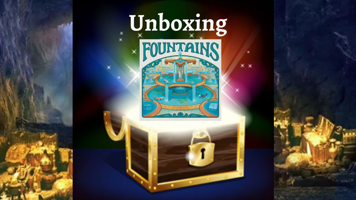 Check out my Unboxing video on the game, #Fountains. Designed by #KedricWinks and published by <a href="/TheOpGames/">The Op Games</a>.
youtu.be/ToVrnmKKfuU