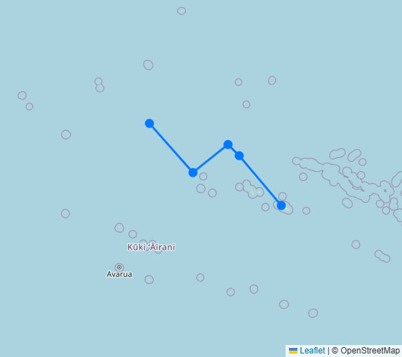 UltimBoat's tweet image. #Ultime #MOD70 #Convoyage 
Sean Vernon poursuit son convoyage vers la NZ, dans environ 19 nds de vent d'Est, à plus de 18 nds et cela malgré la perte des données météo du bord. Le MOD70 est environ, pour ceux que cela intriguerait, à 650 milles dans le Nord Est du trimaran MACSF
