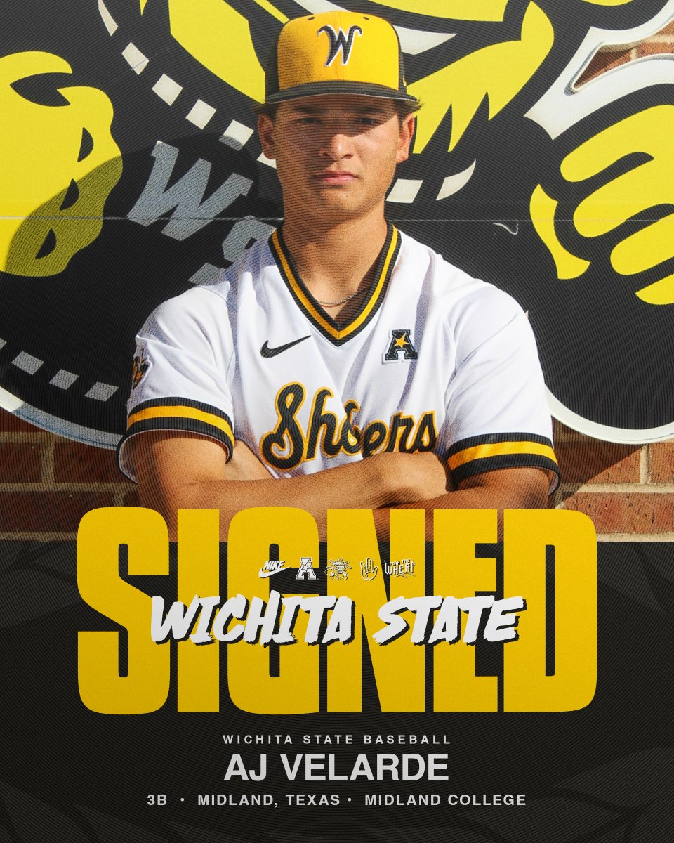 Big bat coming to Shocker Nation 💥

A .438 hitter last season at Midland, <a href="/velarde_aj18/">AJ VELARDE</a> is locked in as a future Shocker ✍️

#SomethingToProve // #FearTheWheat