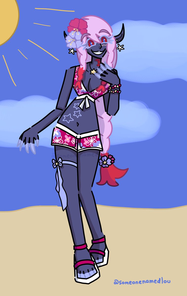 We had a beach episode in today's dnd session! We had so much fun :3
#dndart