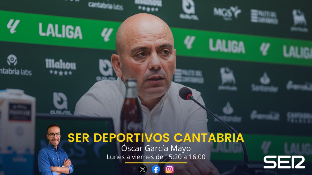 📻 <a href="/SERDeportivos/">SER Deportivos</a> Cantabria (4/2/26) con <a href="/OskarGarcia16/">Óscar García Mayo 🎙</a>

🎧 cadenaser.com/audio/ser_cant…

🟢 Actualidad del <a href="/realracingclub/">Real Racing Club</a> con <a href="/Chusinho1023/">Jesús Fernández</a> y <a href="/HeelenaSR/">Helena</a>
🎙️ Entrevista a Javi Soria
⚽️ Pedro Méndez cambia <a href="/UDSamano/">U.D. Sámano</a> por <a href="/ArenasFrajanas/">C.D. Arenas de Frajanas</a>
🏐 Pablo Cabrera (<a href="/VoleyTextil/">Voley Textil</a>)