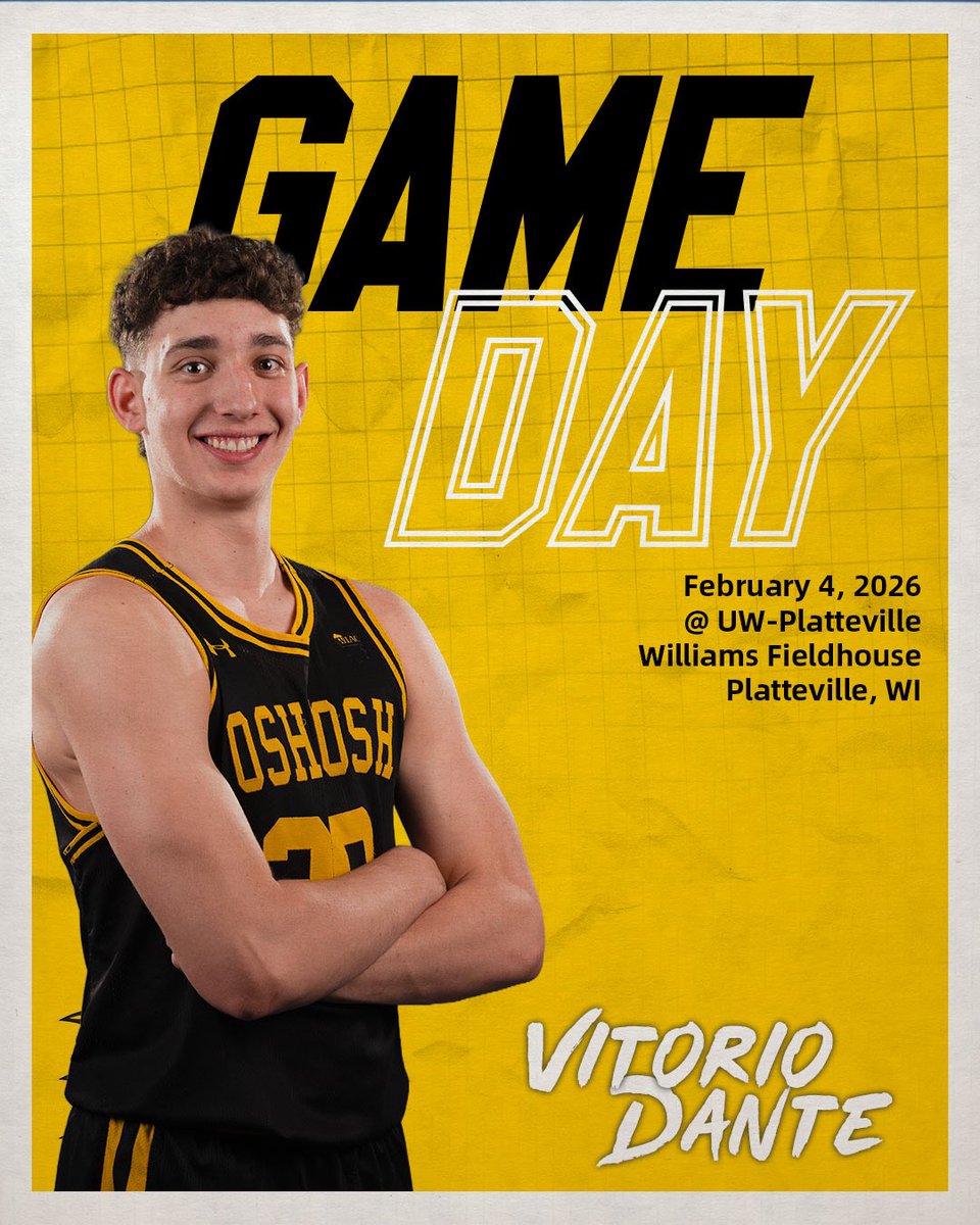 Alexrocks4u's tweet image. ROUND 9, GAME 2!!! FTMF'S!!!
🏀 Game 20: Wednesday, 2/4/26
🆚 UW-PLATTEVILLE
📍 Bo Ryan Court
🕐 7 PM CDT
📺wiacnetwork.com/uwplatteville/…
#OneFist