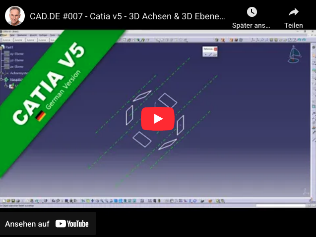CADdeNewsletter's tweet photo. https://t.co/reIMJ2PgB3 CATIA V5: 3D Achsen und 3D Ebenen als Ausgabe aus der Skizze #CAD #catia #V5 https://t.co/izewoQDQhj