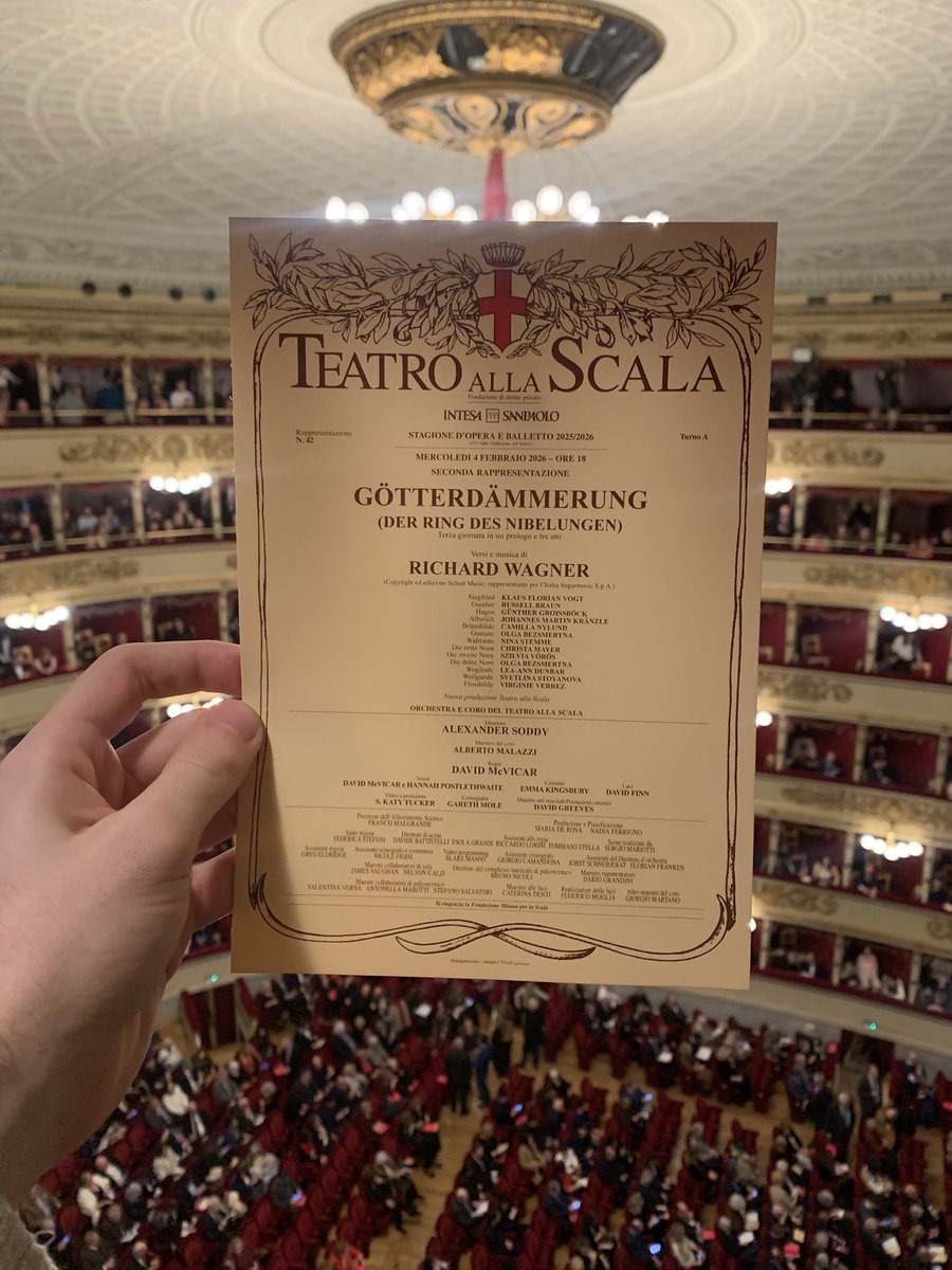 La fase de venir a la Ópera en la Scala recomiendo no perdérsela