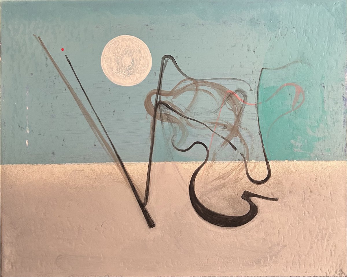 SOLD!! "Sentinelle" has found a new home. Thank you to the patrons who keep supporting me throughout this exciting new chapter of my career.