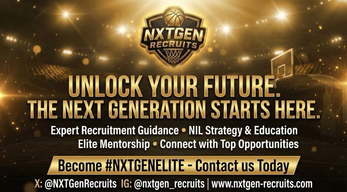 🏀 Calling all high school basketball stars! 🌟 

Ready to elevate your game &amp; secure your future? 🏆

#NXTGENELITE

<a href="/jwilkinson_nxt/">Jake Wilkinson</a> <a href="/Reese_0410/">Maurice Wilkerson</a> <a href="/IsaiahO_NxtGen/">Isaiah Osborne</a> <a href="/dncsmoof/">Derrick Newberry</a>