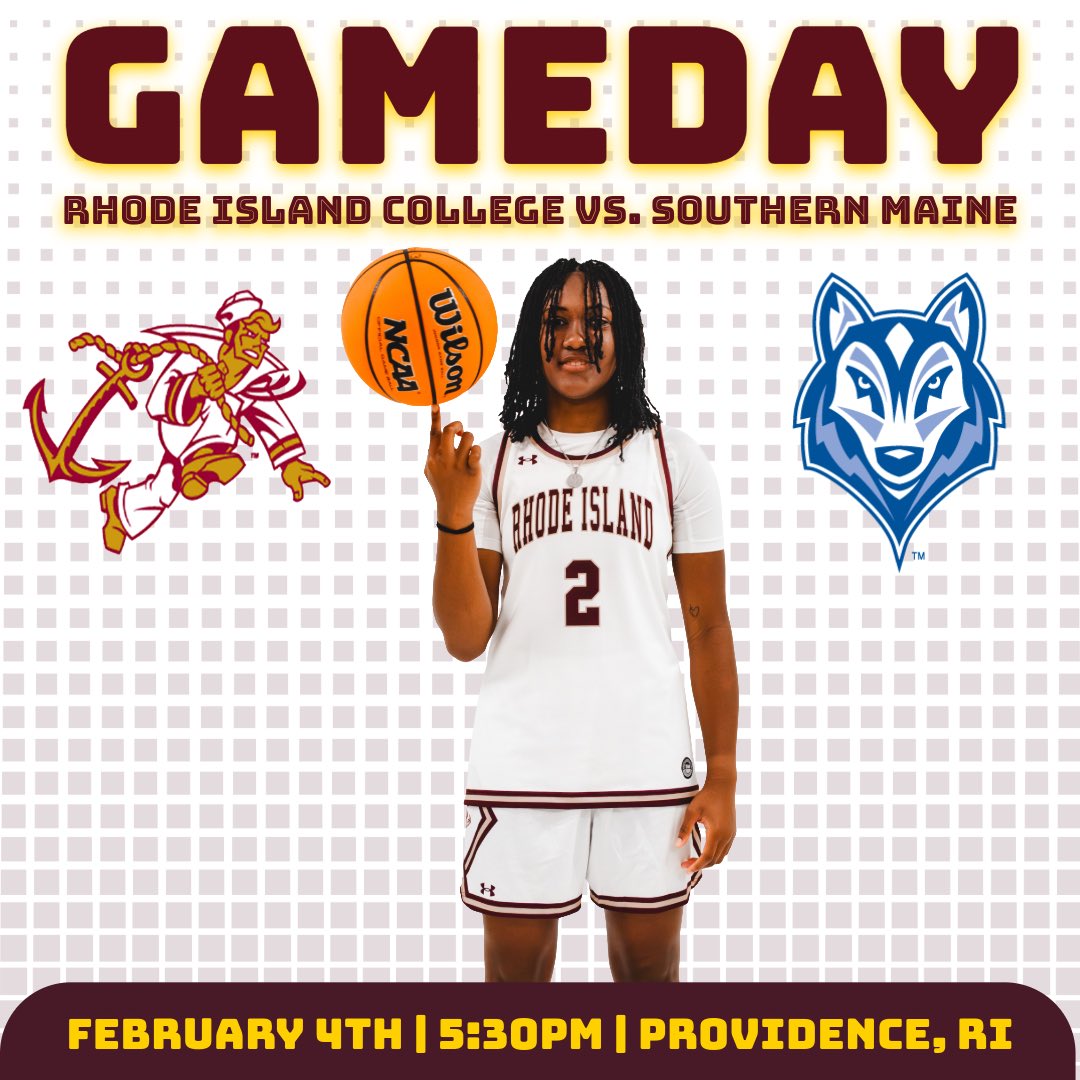 Go_AnchorWBB's tweet photo. ⚓️🏀GAMEDAY🏀⚓️

The Anchorwomen are back at the Murray Center to take on Southern Maine today to continue LEC play! https://t.co/YjaKZJ3B0q