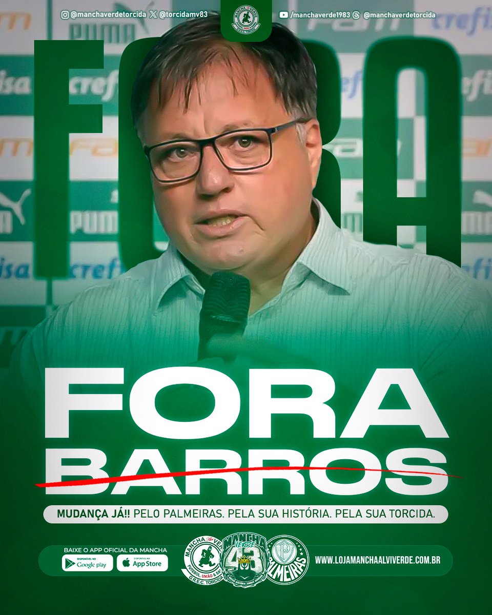 MUDANÇA JÁ

Em qualquer empresa, em qualquer setor da vida, a lógica é simples e imutável: quando não há resultado, quando há prejuízo, a cobrança recai sobre a liderança.

Isso não é perseguição. Isso é responsabilidade.

🔗Texto completo:instagram.com/p/DUWHWyJid0c/…