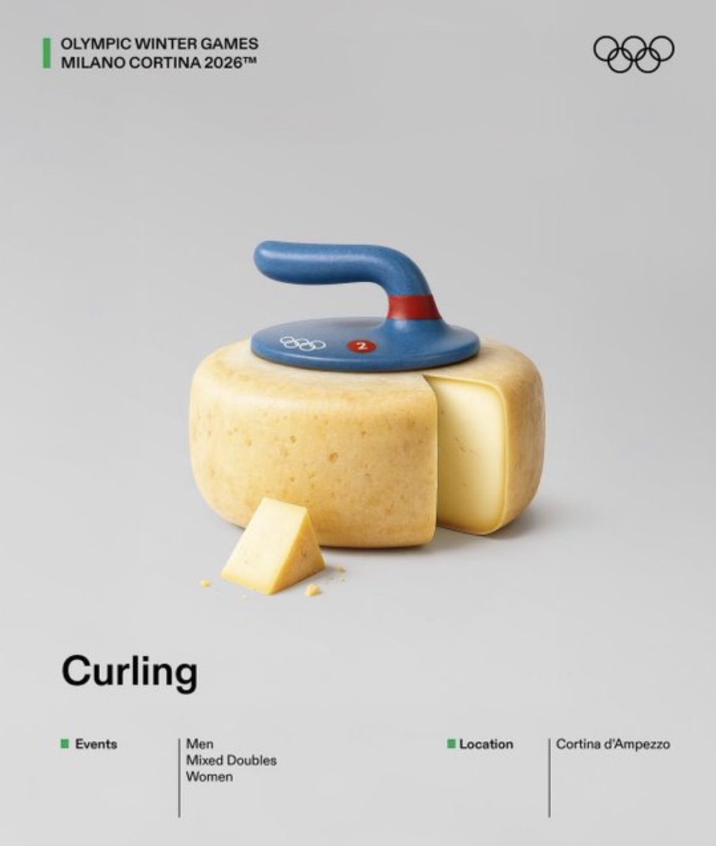 No me interesaba el curling hasta que vi este ad. 

Milano Cortina 2026 entendió todo.