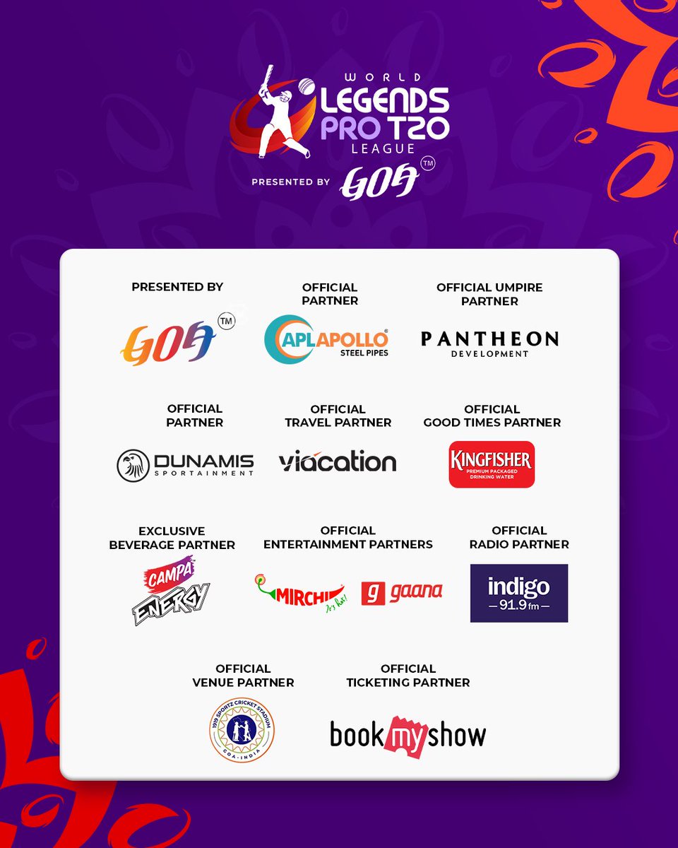 World Legends Pro T20 League tweet media