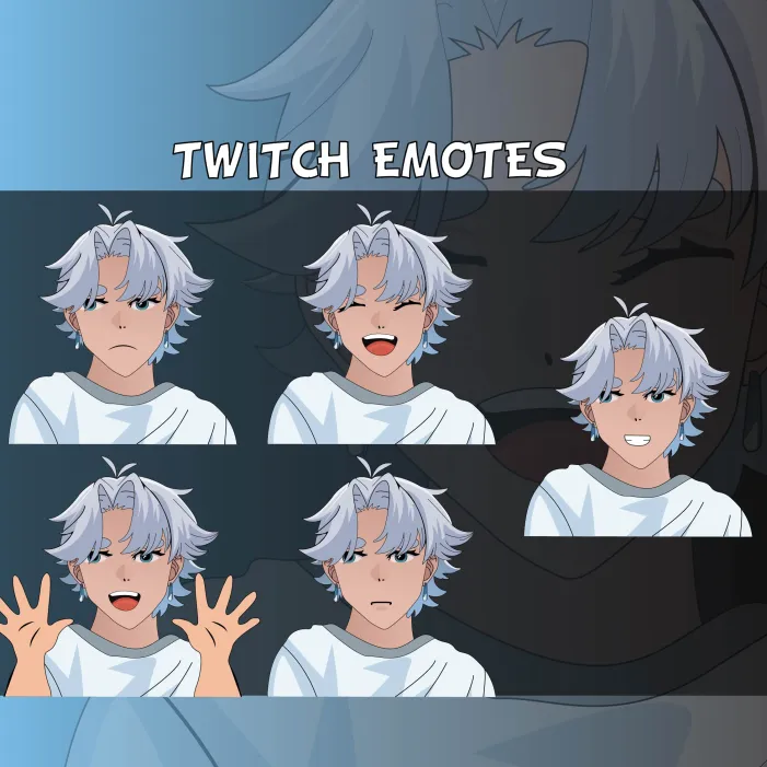 sillyunmaker_gw's tweet photo. Each emote was designed to be expressive and readable at small sizes>>>#vtuber

............ @sillytheunmaker

#streamer #Twich #ArtistOnTwitter #conceptart 
#freee https://t.co/1PSAG6O7m6