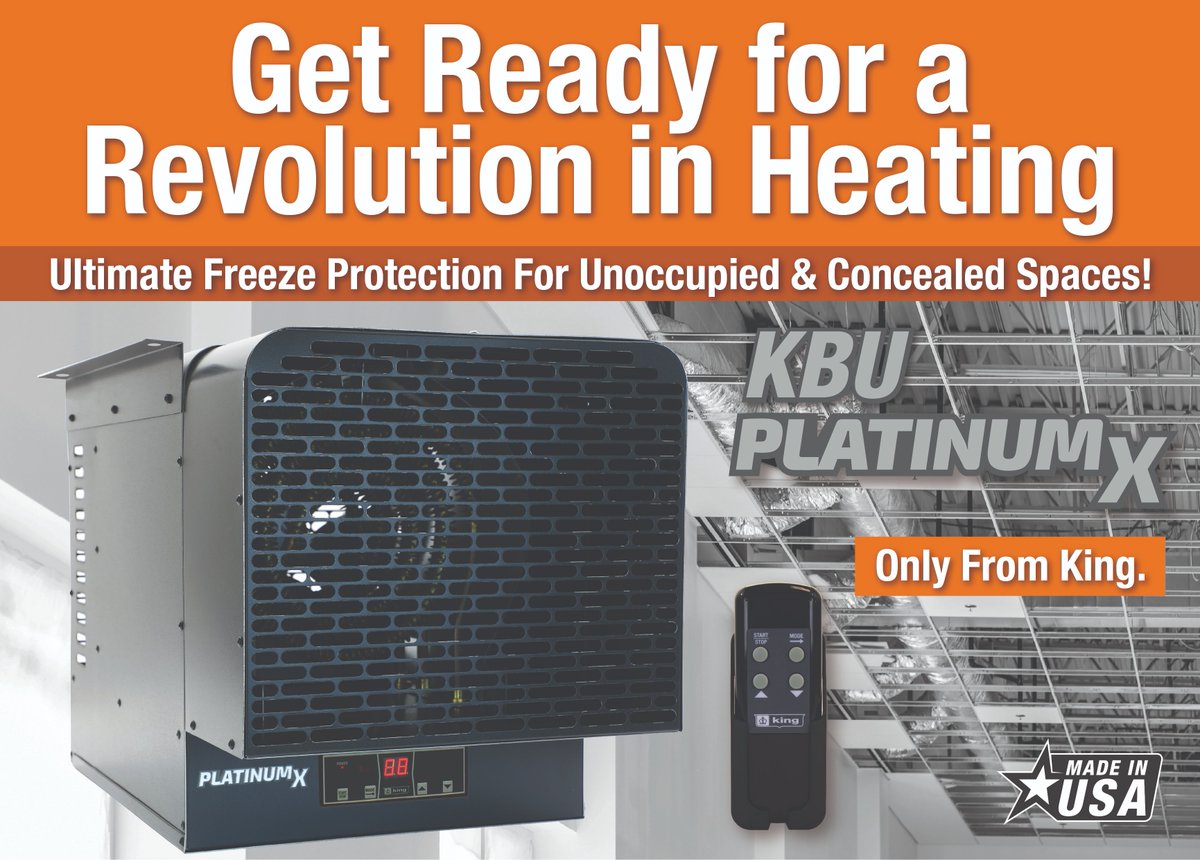 📷 KBU PlatinumX Compact Plenum-Rated Heater
Freeze protection for tight, unoccupied spaces - solved.
📷 See it live at AHR Expo 2026
📷 Las Vegas | Booth #SL1231
#architects  #design #architecture  #building #constructionr #ConstructionJobs #FacilityManagement
 #building
