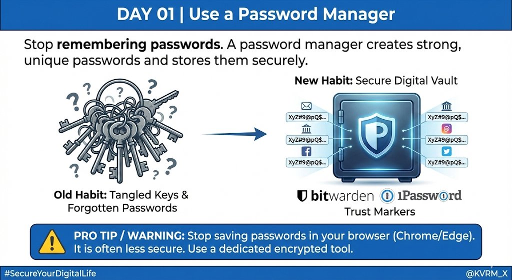 Stop forgetting, start securing!