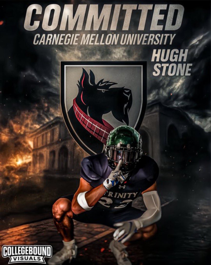 hugh_stone88's tweet photo. I am excited to announce I have signed to play football at Carnegie Mellon University! 
#AGTG @WaliRainer @tesfootball @CoachRyanLarsen @ballcoach98 @CoachAndyHelms @CoachZackGoodFB @CBS6SportsSean @TheRVASportsNet @Ricoknowstiktok https://t.co/Dm6HoLD7qv