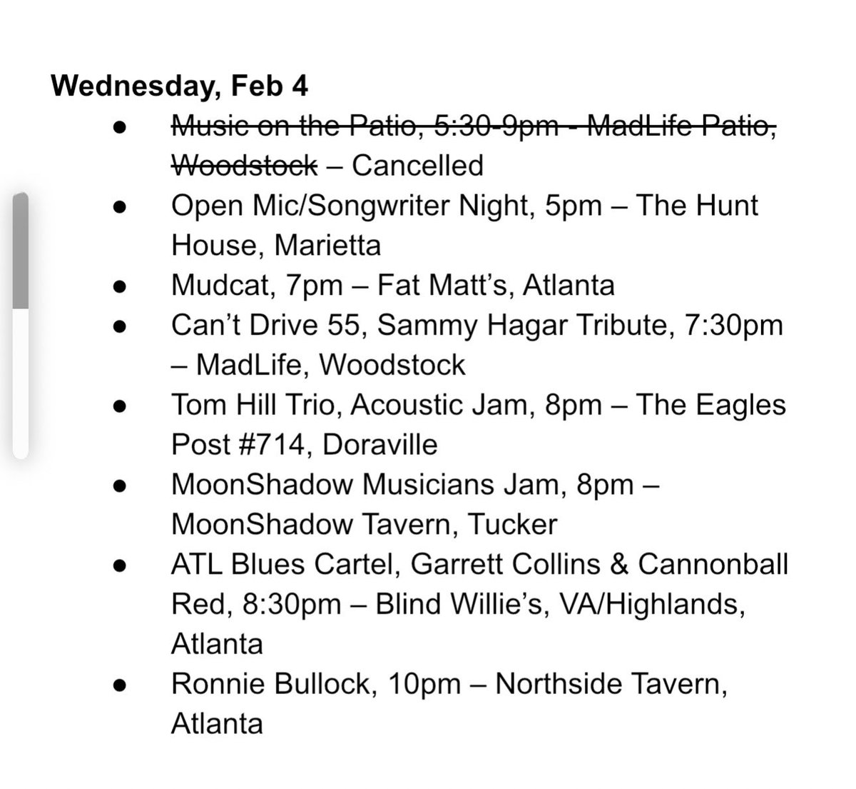It’s time for some midweek live music, and we’re ready!  🎶💙🎵🎵💙🎶 #atlantabluessociety #supportlivemusic #supportlivemusicvenues #supportliveblues #supportlivebluesvenues
