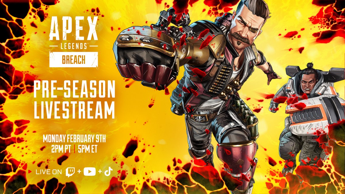 I AM EXCITED TO ANNOUNCE THAT I WILL BE PLAYING APEX SEASON 28 EARLY!!!

I hope to see you all on Monday at 5PM EST on Twitch for an early peek at the brand new season and all of it's changes!

#ApexBreachPreview #ApexPartner