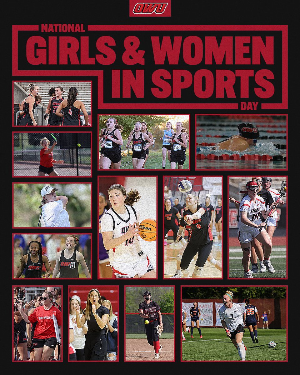 owuathletics's tweet image. Happy National Girls &amp;amp; Women in Sports Day Bishops!

Grateful to have so many amazing women involved in all areas of OWU Athletics!

#OWU | #NGWSD