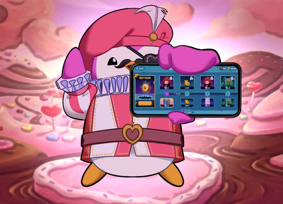 We're giving away FIVE Cupid Crush Fish Passes 🐧

For a chance to win:

✅ Follow <a href="/PlayPudgyParty/">Pudgy Party</a>
✅ Repost this
✅ Comment your best pick-up line

Winners will be announced within 48 hours.