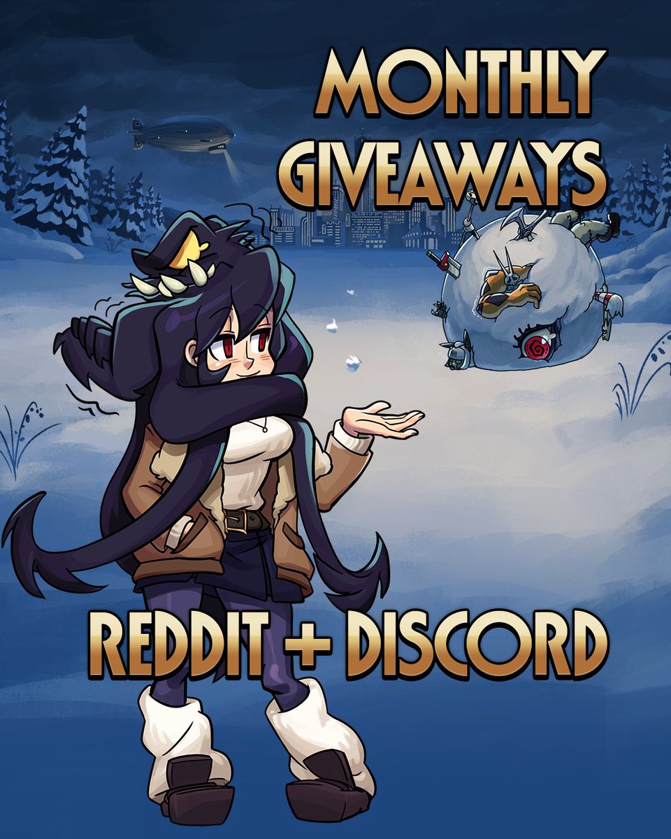 We’re hosting free giveaways on Reddit and Discord, with All-Access+ Backstage Passes and additional in-game rewards up for grabs.

Navigate to our reddit.com/r/SkullGirlsMo… subreddit and discord.com/invite/skullgi… Discord for details on how to enter.

Be sure to enter in the next 48