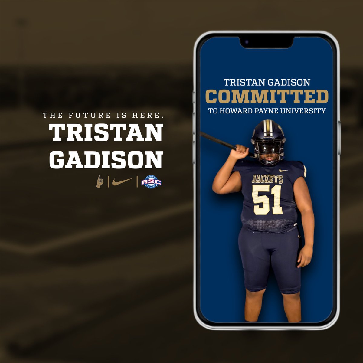 GadisonTristian's tweet photo. 100%Committed!!! 
@CoachEastmanHPU @CoachDouglasIII @CoachGipson11 @HPUFootball @ExplosiveHTX @YoungBanks219 @frontline_elite @Corvinjohnson @jason_lewis_62 @Coachwritt @CoachRT1988 https://t.co/MmAkznwW5T