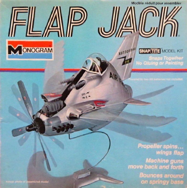 小学生の時にプラモデル店の棚に『FLAP JACK/モノグラム』完成品が飾