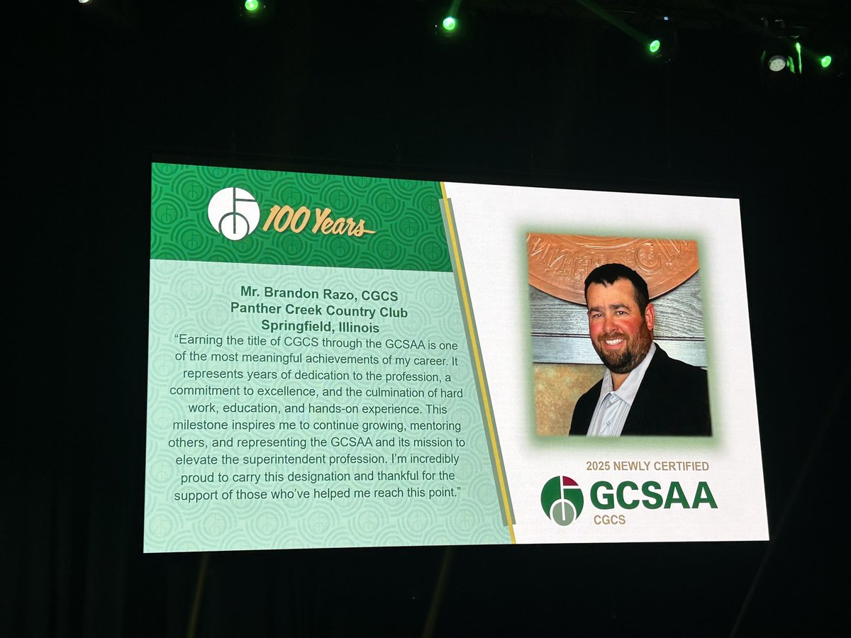 Brandon Razo, CGCS tweet media