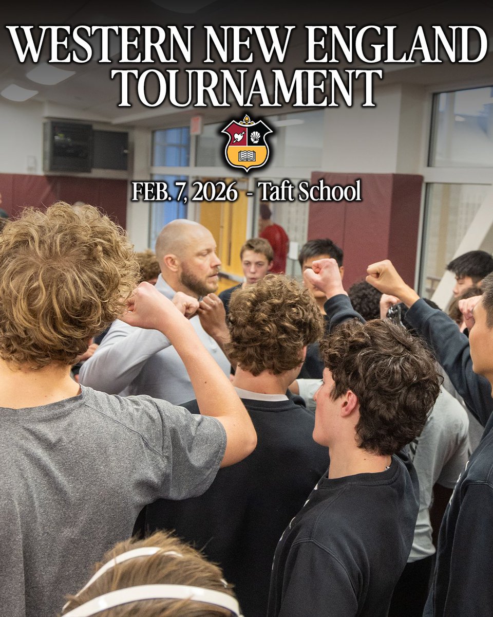 Varsity Wrestling: <a href="/SarumWrestling/">Salisbury Wrestling</a> heads to Taft for the Western New England Tournament. #GoKnights