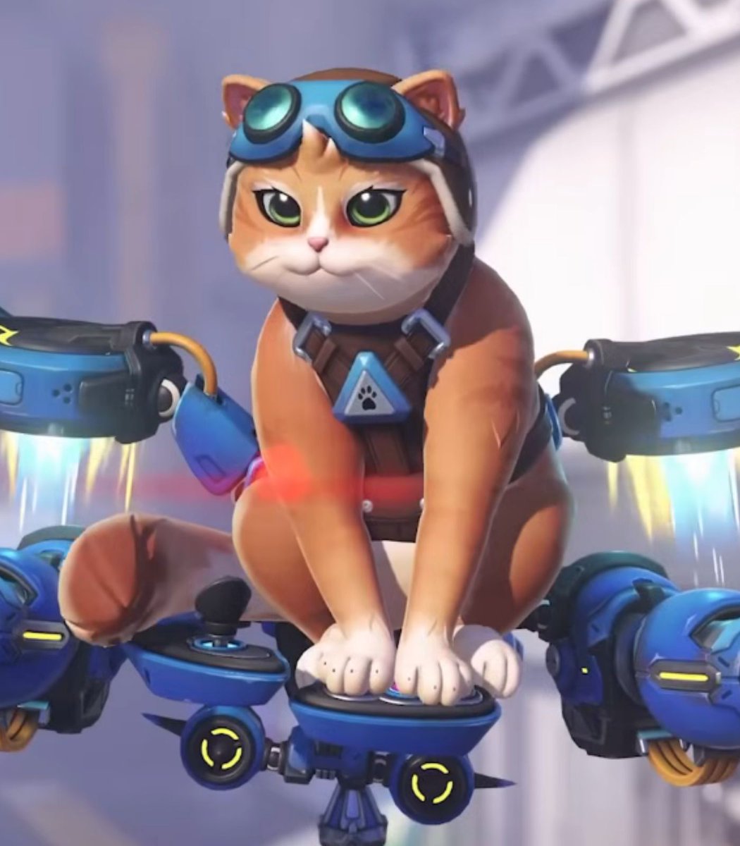 Dexerto's tweet image. Overwatch is adding a new hero called "Jetpack Cat" in its upcoming season