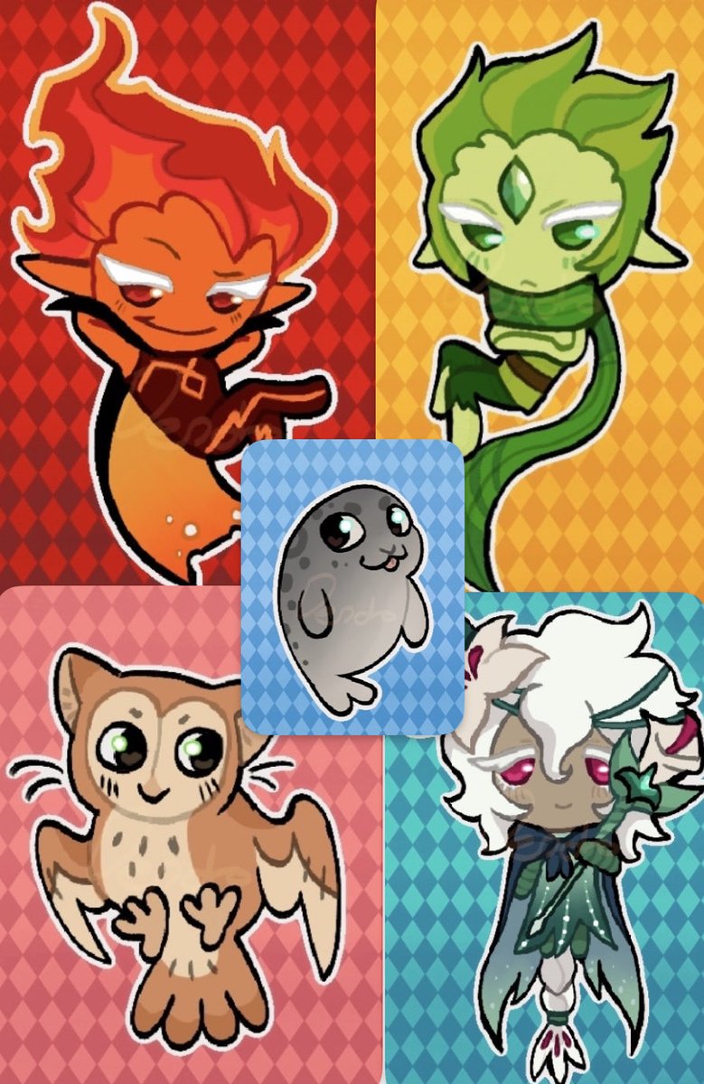 New cookie + meowl + seal keychains up on my acg store!!! 

[tags] #meowl #sealtwt #acggoods

🔗: below!