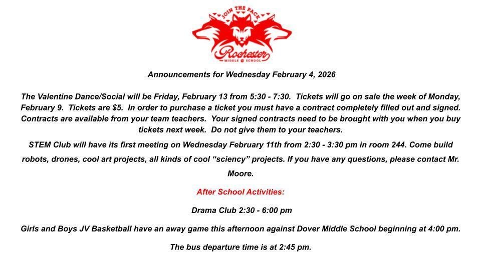 Rochester (NH) Middle School tweet media