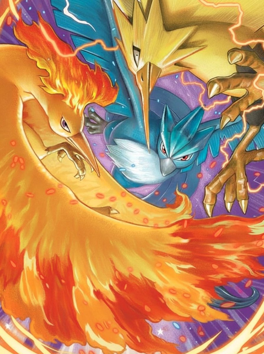 PokeTCGArt's tweet photo. 🔥❄️⚡ https://t.co/r2nbRgCxOq