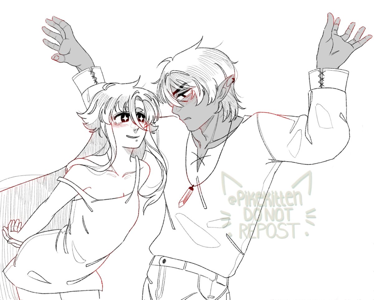 Pike_Kitten's tweet photo. Sketch dump ✏️ [FT. My OCS Spirit and Alias]

☆
☆
☆

#oc #ocs #art #animeart #artist #sketch #sketches #couple #comic #webtoon #commsopen https://t.co/y7hxyjraJY