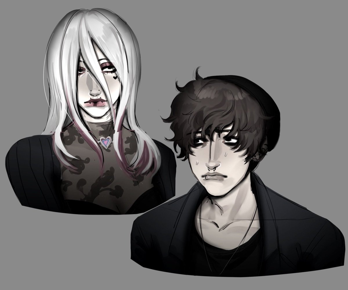 artofslaughter's tweet image. doodles of my fav survivors for a tumblr ask 
#dbd #deadbydaylight #sableward #quentinsmith