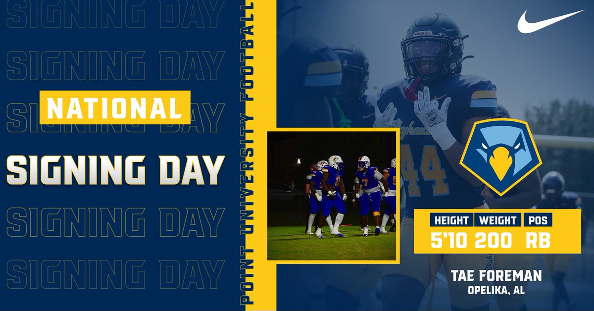 Point University Football tweet media