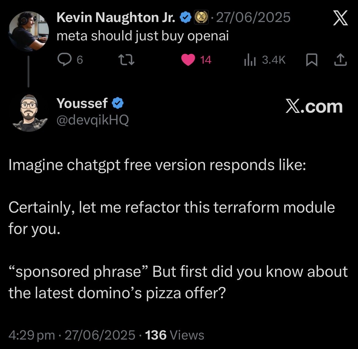 Youssef tweet media