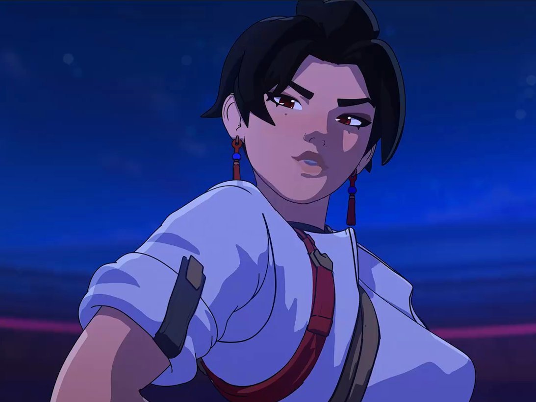 gloomypupy's tweet photo. @OWCavalry did they give up halfway on modeling her face and just used kirikos model instead? https://t.co/HDiSeLNLwi