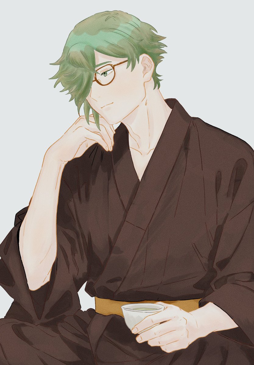 「君はよく寝るなぁ
　茶が冷めてしまうぞ？」
なんて言いつつ、ずっと寝顔観察しちゃう鶯

#うぐさに