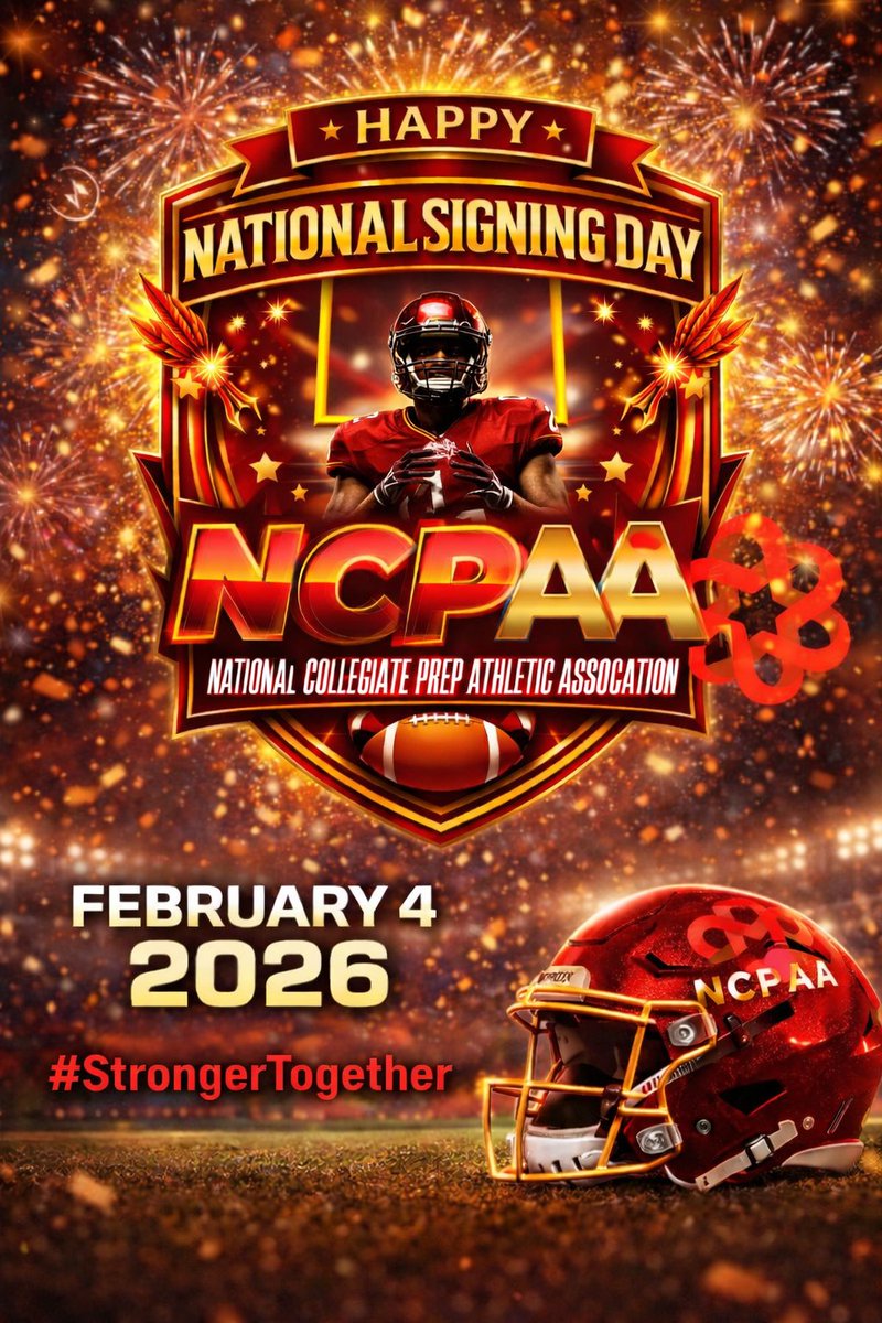 Happy National Signing Day!

Today we celebrate every student-athlete who earned the opportunity to continue their academic and athletic journey. Signing Day represents years of dedication, discipline, and belief; and every commitment, at every level, matters.

But just as
