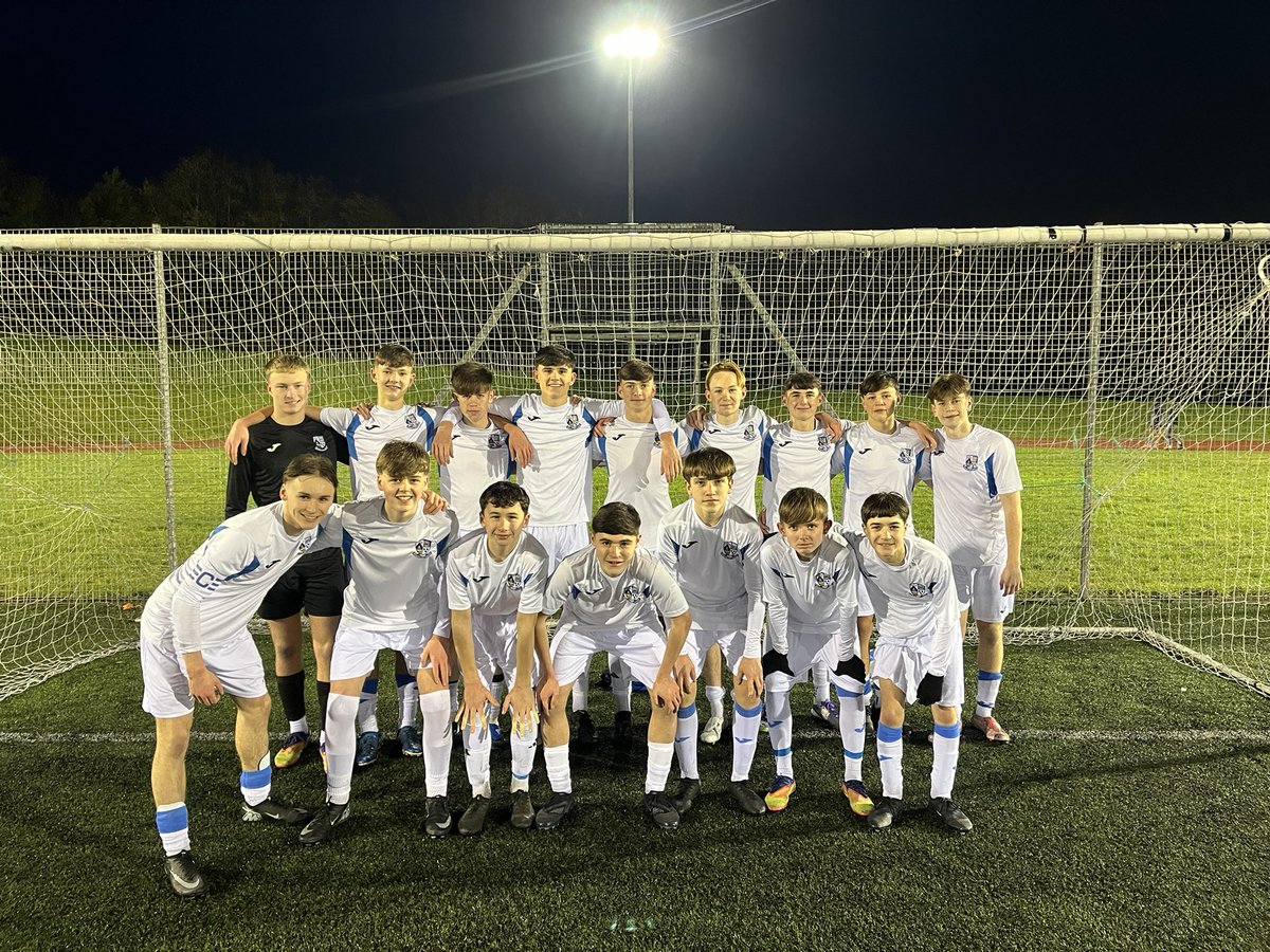 teambeathhwb's tweet photo. ⚽️U16 Scottish Shield⚽️

Our S4 football team made it to the quarter finals of the Scottish Shield tonight with a close 2-1 win against Williamwood High! Goals from Brodie and James⚽️ 

The second time in three years this group have reached this stage, outstanding💙

@Beath_HS https://t.co/KTeoOTBVOf