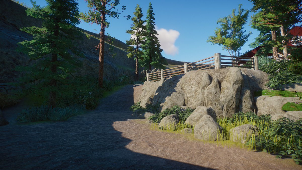 Thanks to all who stopped by today's short stream! I worked on a bathroom building and landscaping. Next week we'll do the market! Have a great rest of your week!