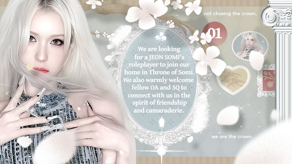 𖤝 ... “ 도자기 소녀 집: 𝗧𝗵𝗿𝗼𝗻𝗲𝗢𝗳𝗦𝗼𝗺𝗶 ♔ tweet media