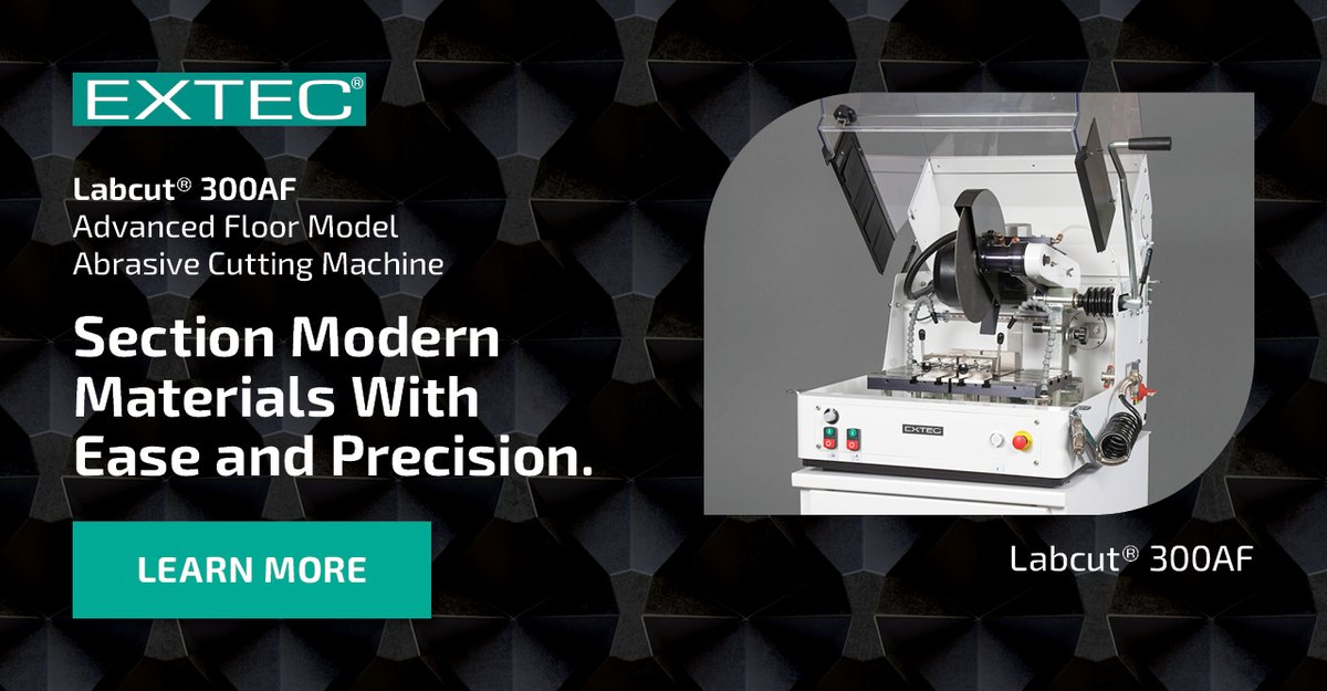 ExtecCorp's tweet image. Discover the #Labcut 300AF Floor Model Abrasive Cutting Machine! With a torque-driven 3.8kW 5hp motor and variable speed of 1000-4000rpm, it can section a variety of materials with precision. Learn more at shorturl.at/tJxIj #cuttingmachines