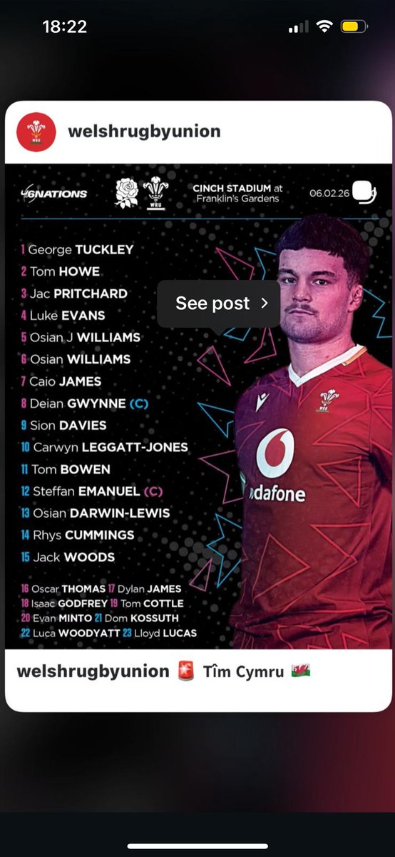 Cowbridge RFC tweet media