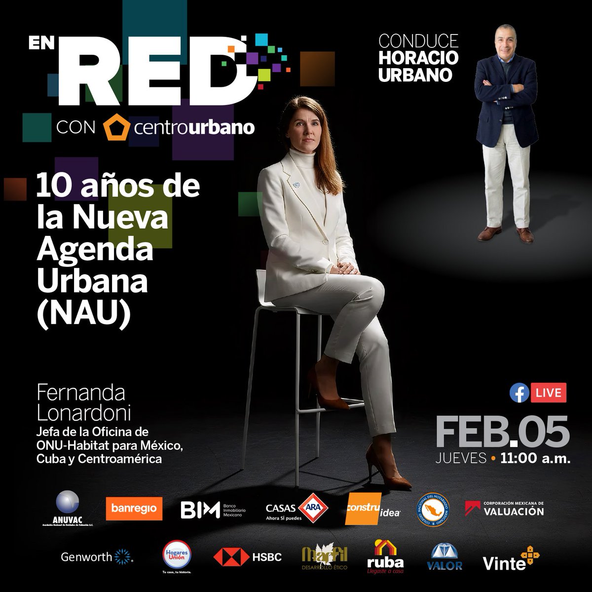 🏙️ A 10 años de la Nueva Agenda Urbana (NAU): ¿qué se ha logrado y qué sigue?

Mañana, en #EnRedConCentroUrbano, conversamos con <a href="/ferlonardoni/">Fernanda Lonardoni, PhD</a> sobre los avances, retos y pendientes de la NAU a una década de su adopción

¡No te lo pierdas!
⏰ 11:00 am
📹 👉🏻 ow.ly/mypC50Y8XeU