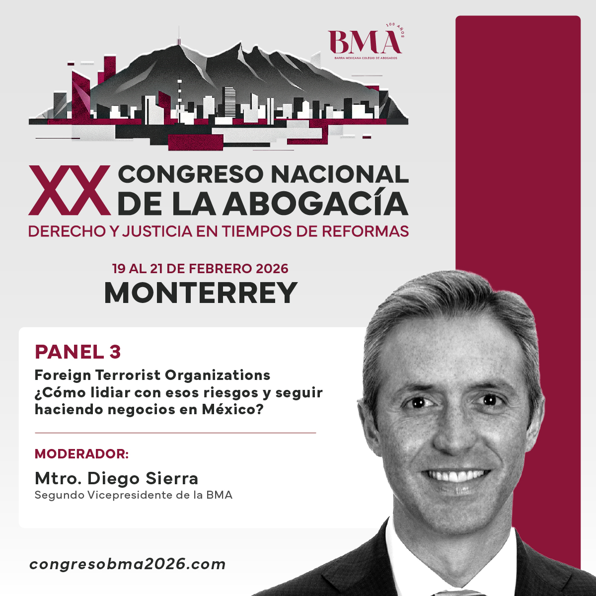 BMA_NL's tweet photo. XX Congreso Nacional de la Abogacía
Derecho y justicia en tiempos de reformas
Así se desarrolló el Panel 3: “Foreign Terrorist Organizations: ¿Cómo lidiar con esos riesgos y seguir haciendo negocios en México?”
#BMA #CongresoBMA2026 #DerechoYJusticia #RiesgosEmergentes #Panel3 https://t.co/ibWixsD8kW