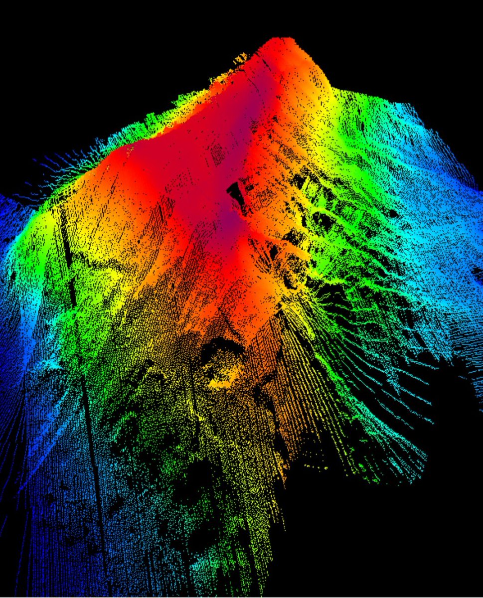 ukgovbluebelt's tweet photo. Look at this seamount and ridge we mapped on the Gentry Bank, in the Turks and Caicos Islands! 

The existing chart, created in the 1980's, suggested something was there. But there was no indication of such a continuously prominent ridge in this area!

#BeyondTheReef26 @UKHO https://t.co/ajRwG2834R