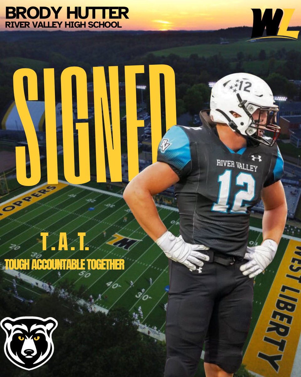 westlibfootball's tweet image. Welcome to the Hilltop!🏔️

-RB Brody Hutter 
-River Valley High School 
#NSD26 #WLUFOOTBALL