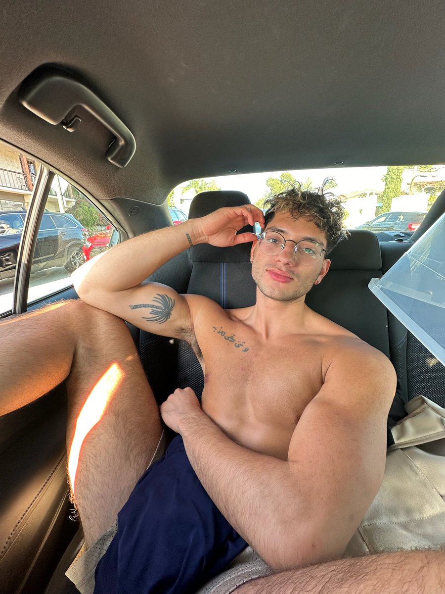 In the backseat like..