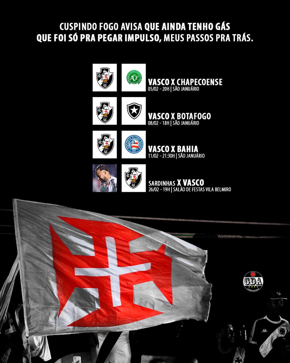 gdavg_'s tweet photo. Continuamos juntos em busca dos nossos objetivos. Vamos VASCO! 

Guerreiros do almirante, a barra do Vasco desde 2006. https://t.co/6cijKsTL36